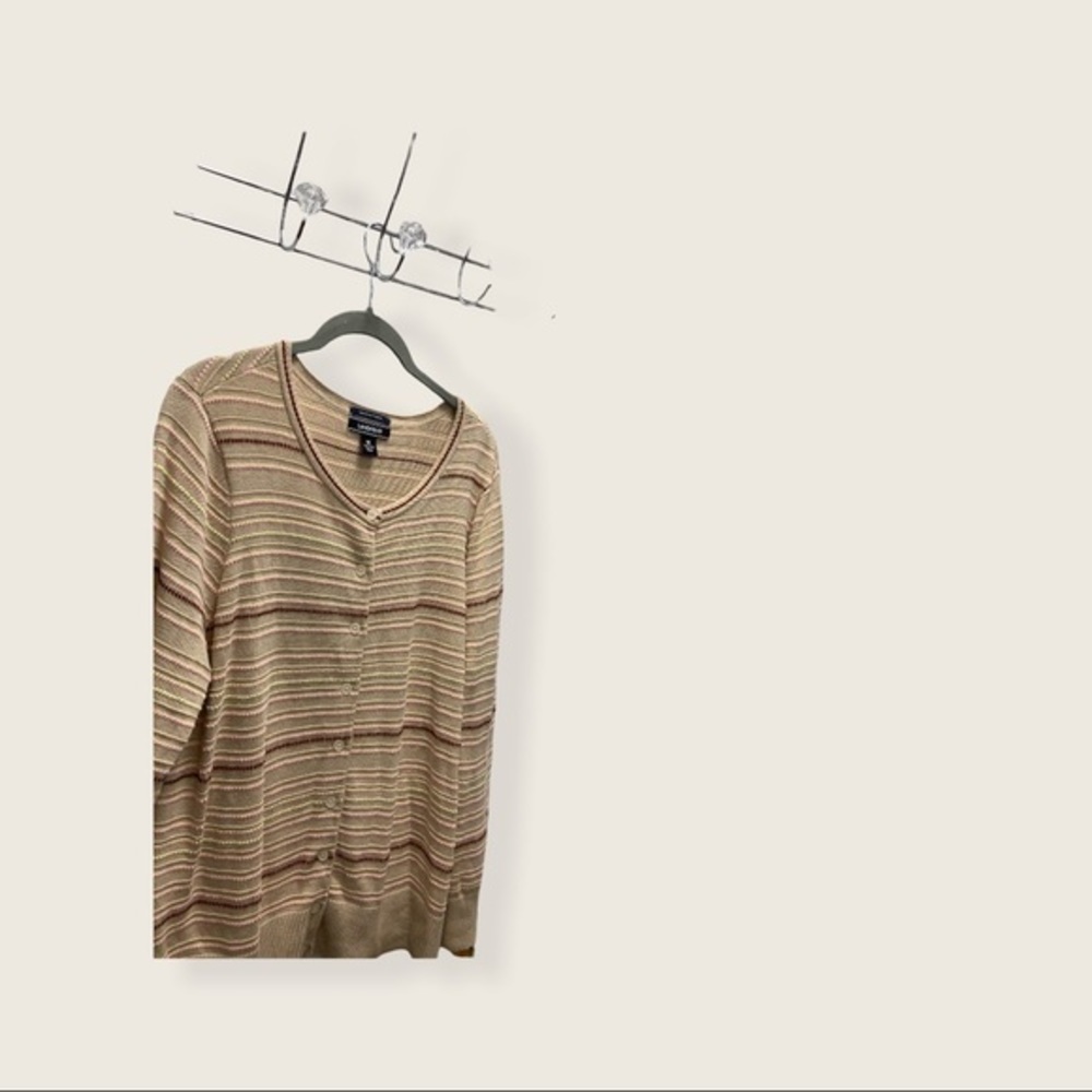Lands end supima cotton cardigan